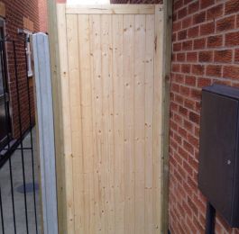 New garden gate fitted for customer, keep your property secure: Click Here To View Larger Image