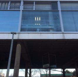 Are there any scaffolding companies that could give us a approx cost for erecting us a scaffold to the bottom of the broken window (see photo)Job at moto services m1 j25-26: Click Here To View Larger Image